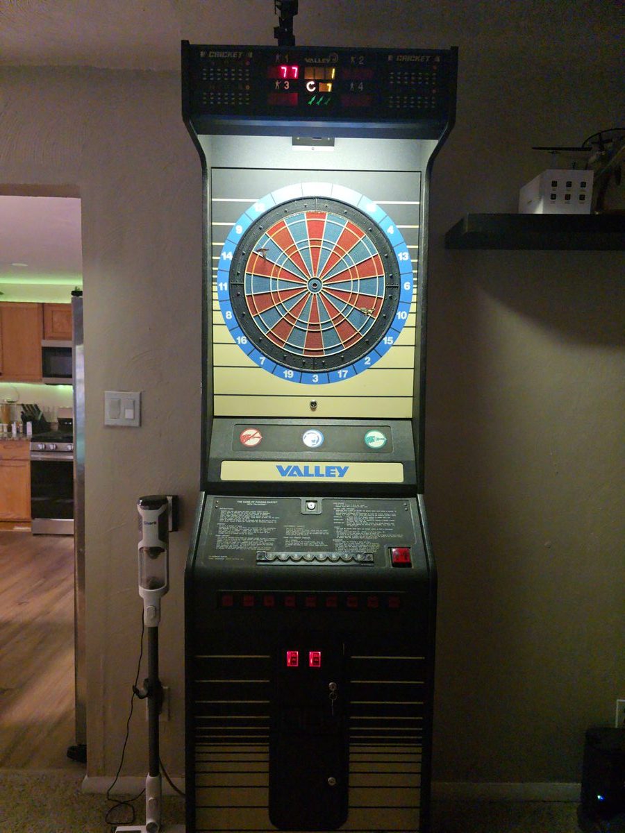 Valley electronic dartboard machine repair